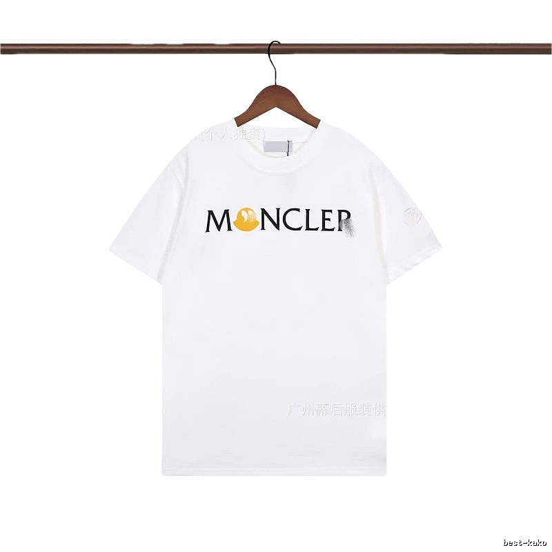 Moncler Printed Casual White Short-sleeve T-shirt