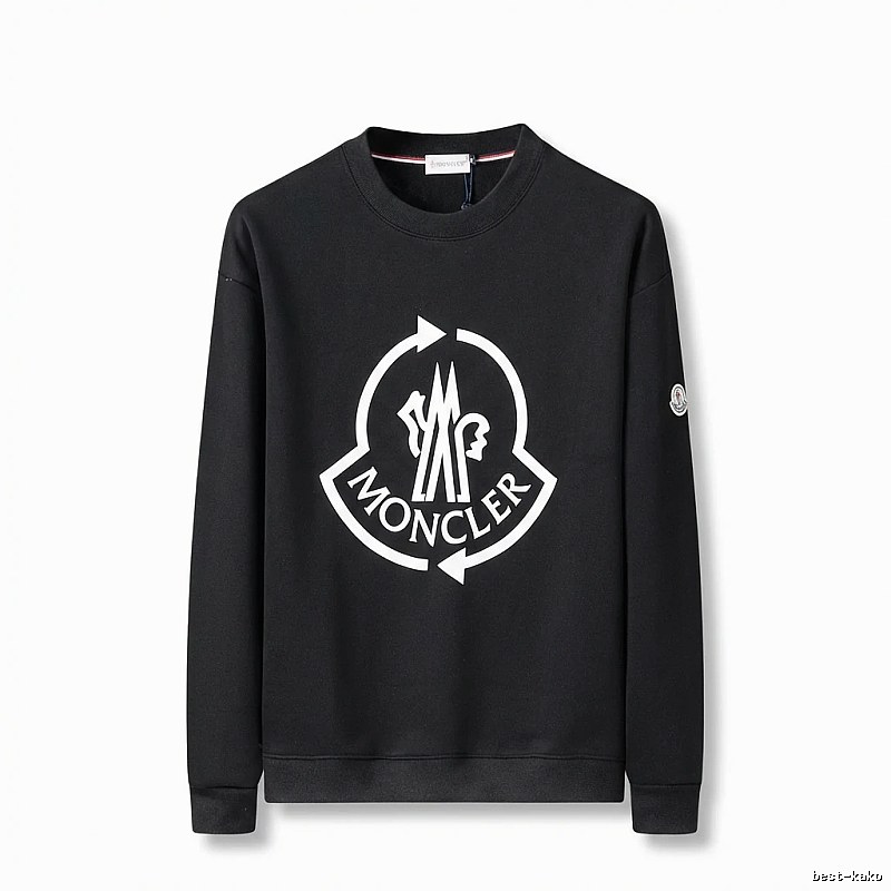 Moncler's classic trendy black sweatshirt