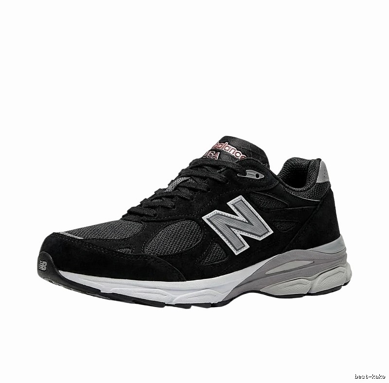 New Balance M990BS3 Black and Grey Retro Sports Shoes