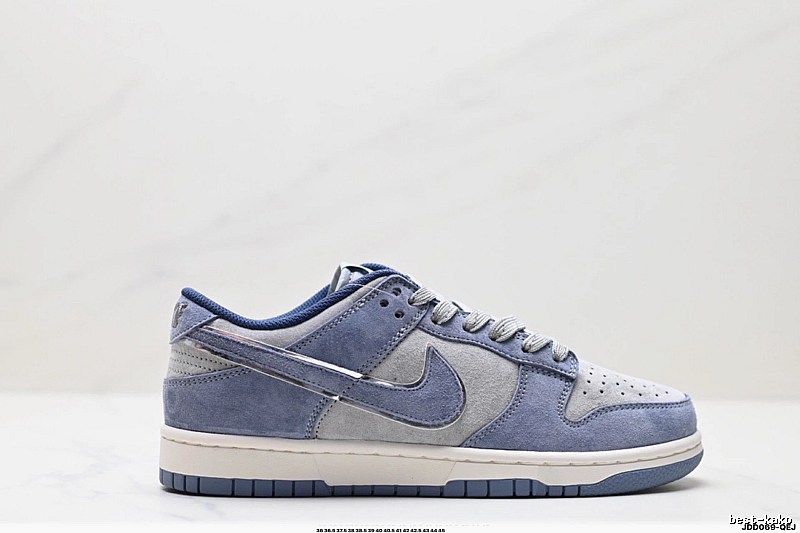 Nike Dunk Low Retro Style Blue-Gray Shoes