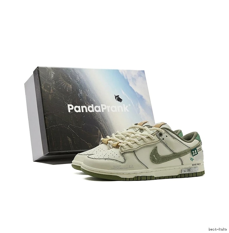 Nike retro-style light green canvas shoes