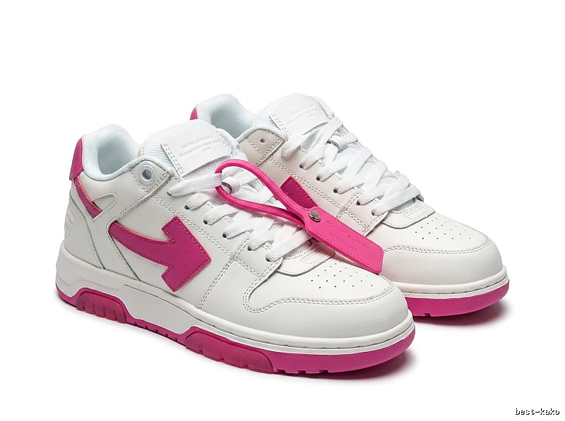 Off-White casual style white and pink shoes