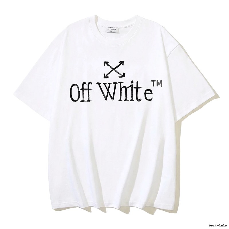Off-White simple style white T-shirt