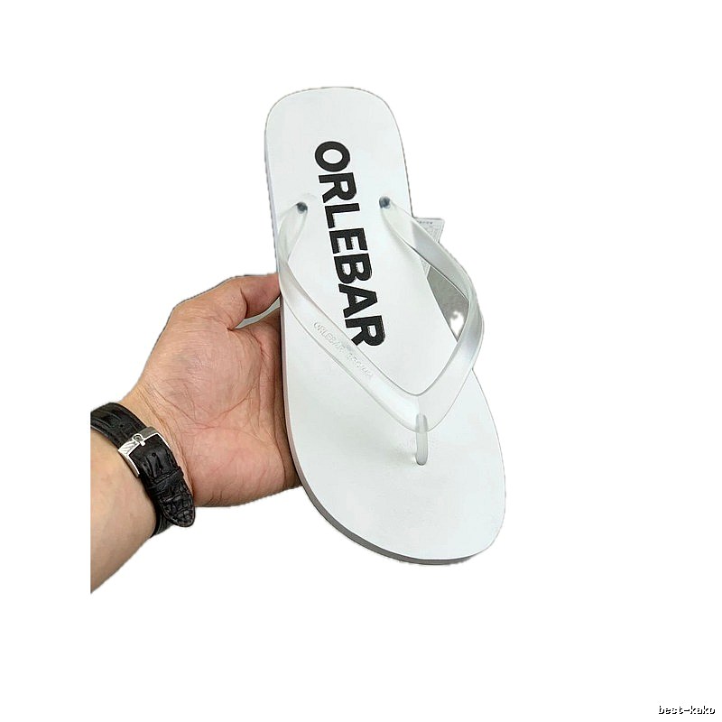 ORLEBAR BROWN Classic Casual Style White Flip-flops