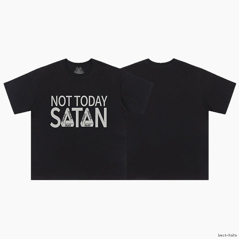 Palace Triangle Print Street Style Black T-Shirt