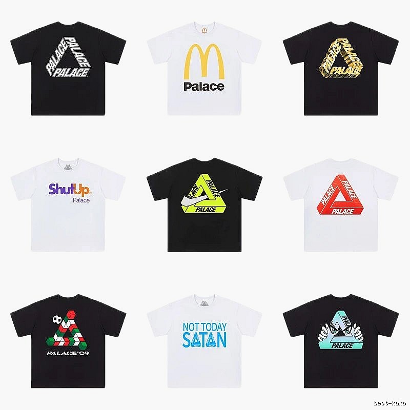 Palace Triangle Series Street Style Multicolor T-shirt