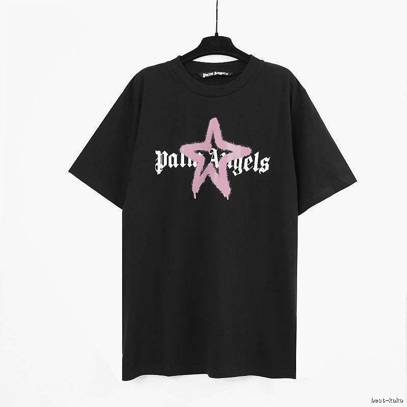Palm Angels Easy Match Logo T-shirt White Palm Tree for Leisure Wear