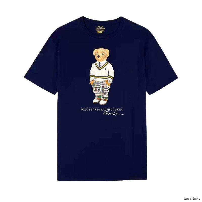 Ralph Lauren Bear Trend Brand Sapphire Blue T-shirt