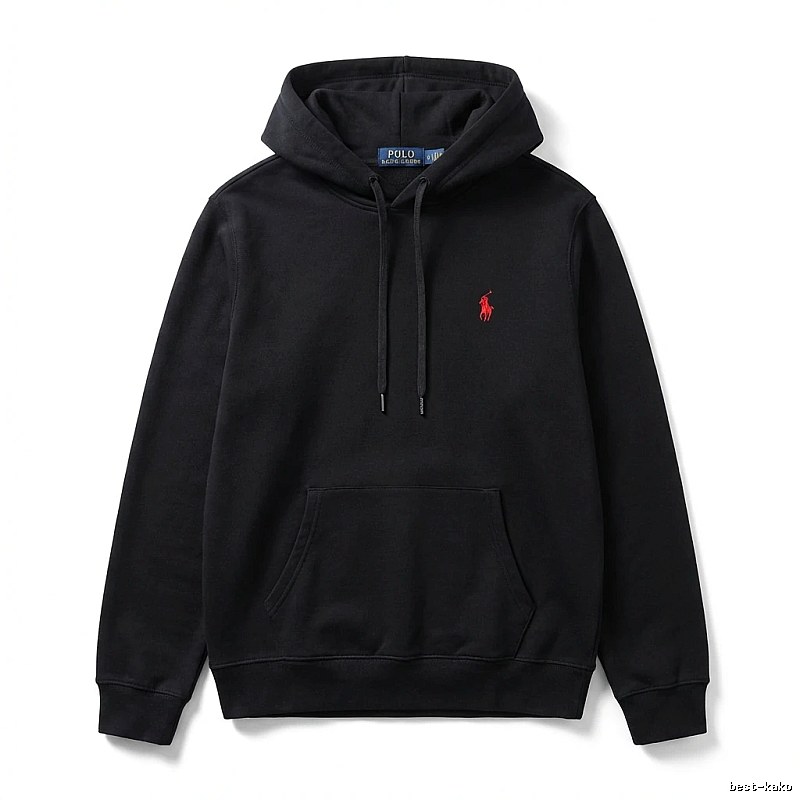 Ralph Lauren Polo hooded black sweatshirt