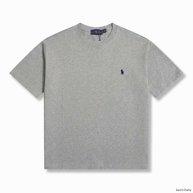 Ralph Lauren's classic and simple style gray T-shirt.