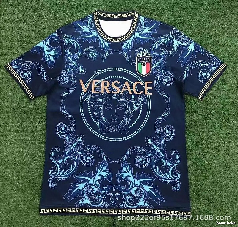 Real Madrid Blue Dragon Soccer Jersey Poolside Style