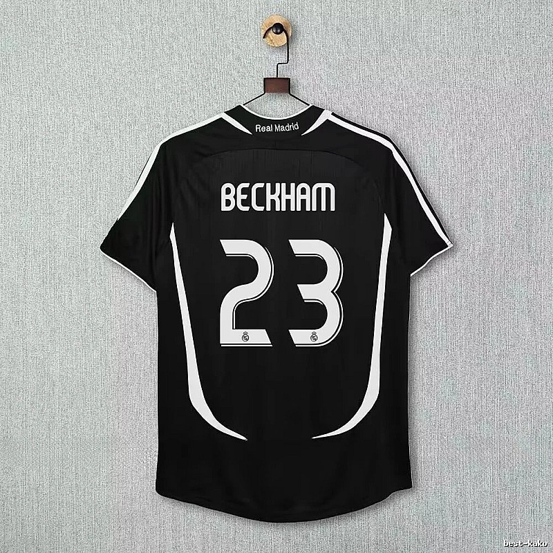 Real Madrid Monogram Retro Teka soccer jersey White Retro Football for Casual Outfits