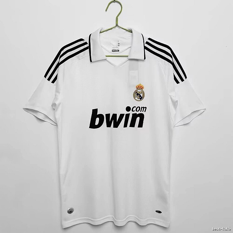 Real Madrid Patterned Retro Teka soccer jersey White Retro Football with Polished Detail