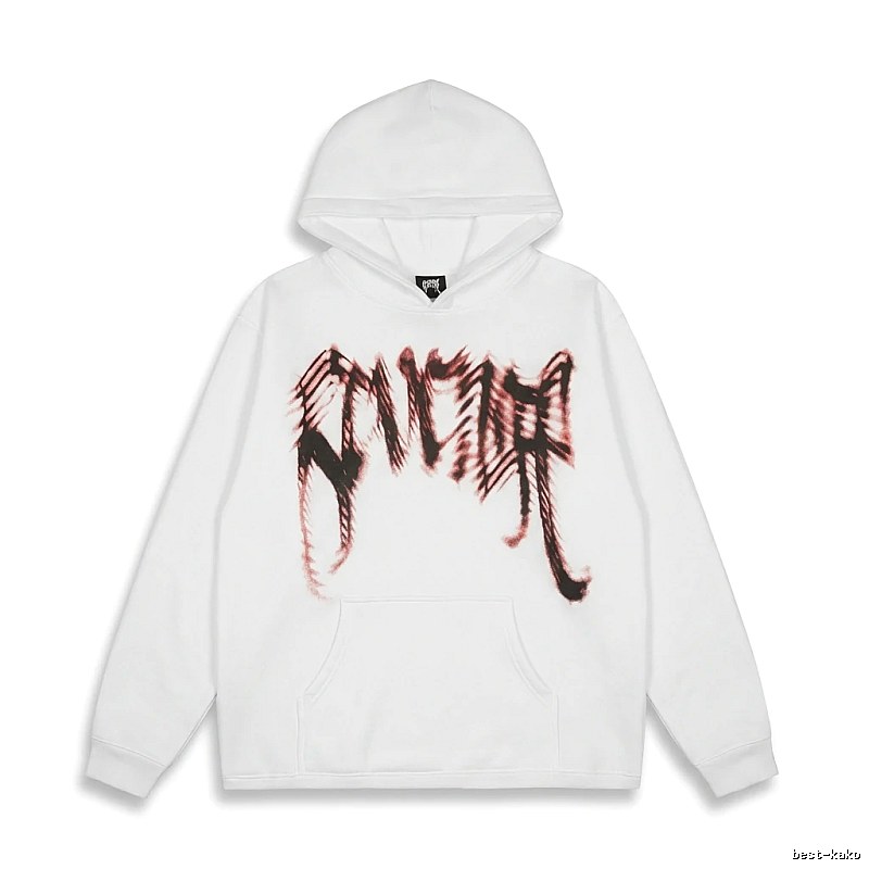 Revenge Gothic Style White Hoodie