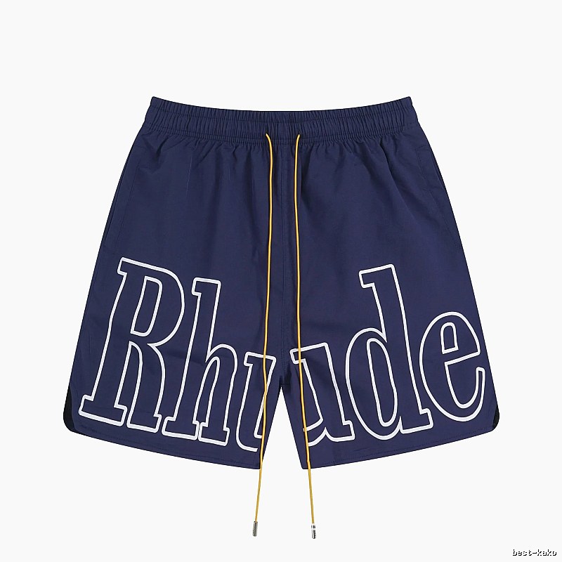 RHUDE Alphabet Wind Dark Blue Shorts