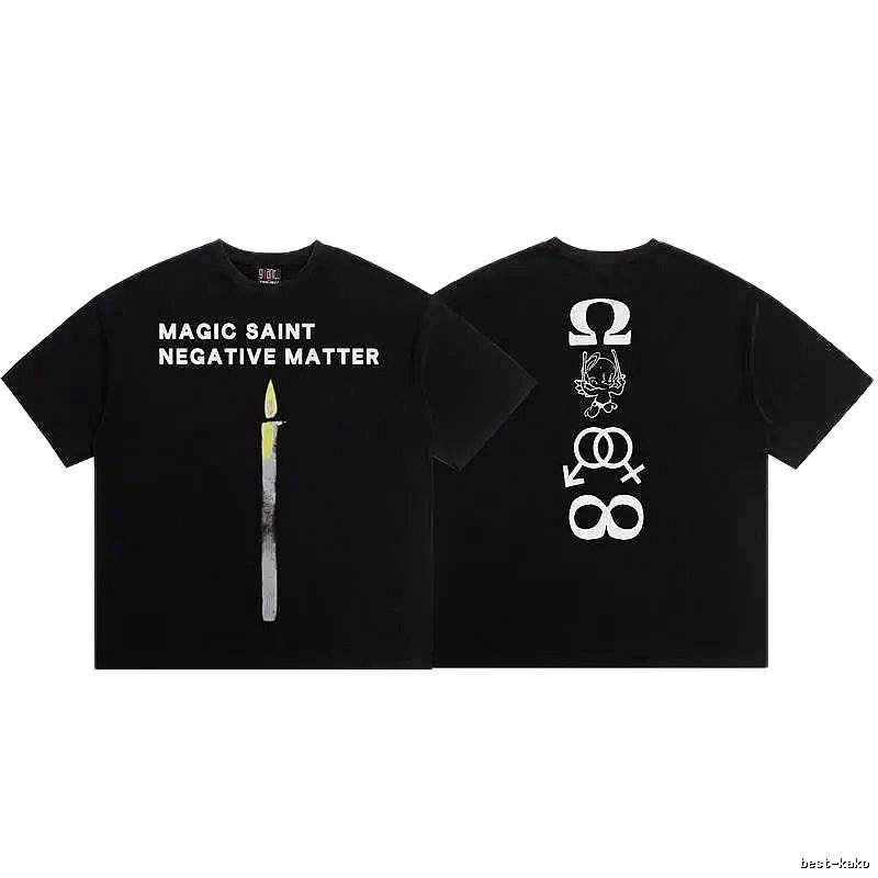 SAINT Magic Collection Street Style Black T-Shirt