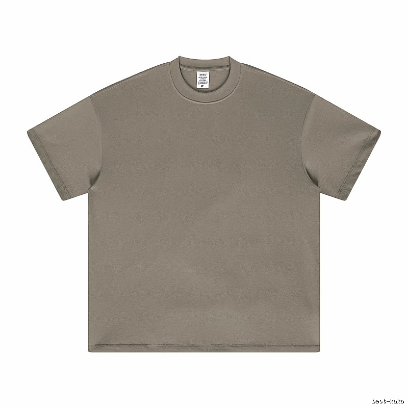Streetwear Plain white T-shirt Minimal White Short with Logo Accent
