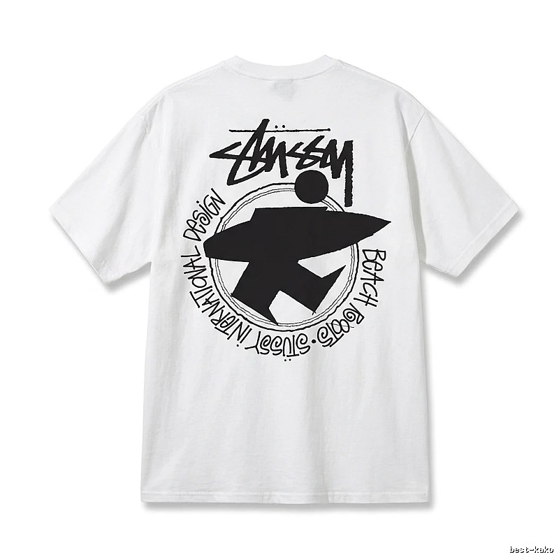 Stussy beach style white T-shirt