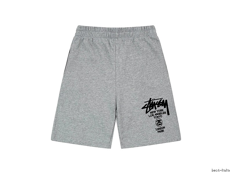Stussy classic casual gray shorts