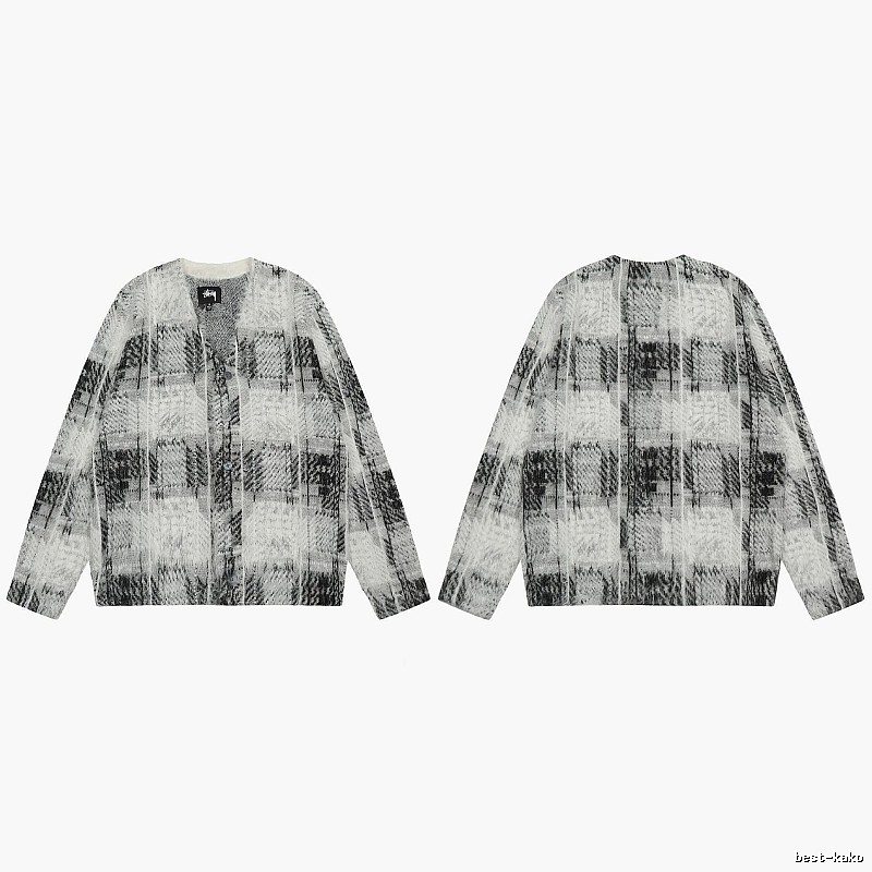Stussy Gray Swirl Graphic SweatShirt Gift Ready