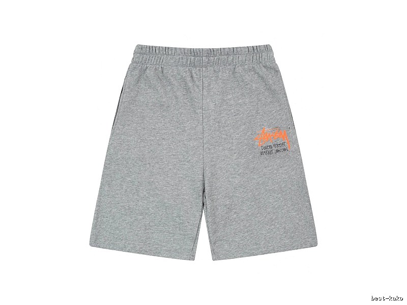 Stussy street-style grey shorts