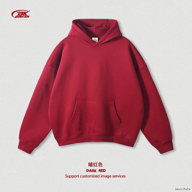 Summer Pullover hoodie Navy Blank Kangaroo with Bold Graphic