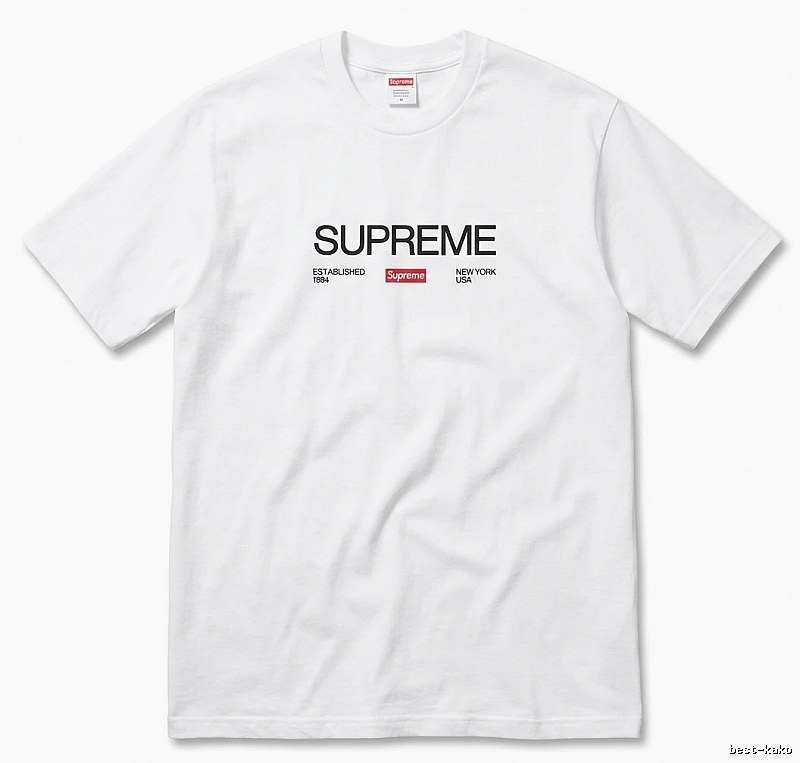 Supreme basic simple white T-shirt