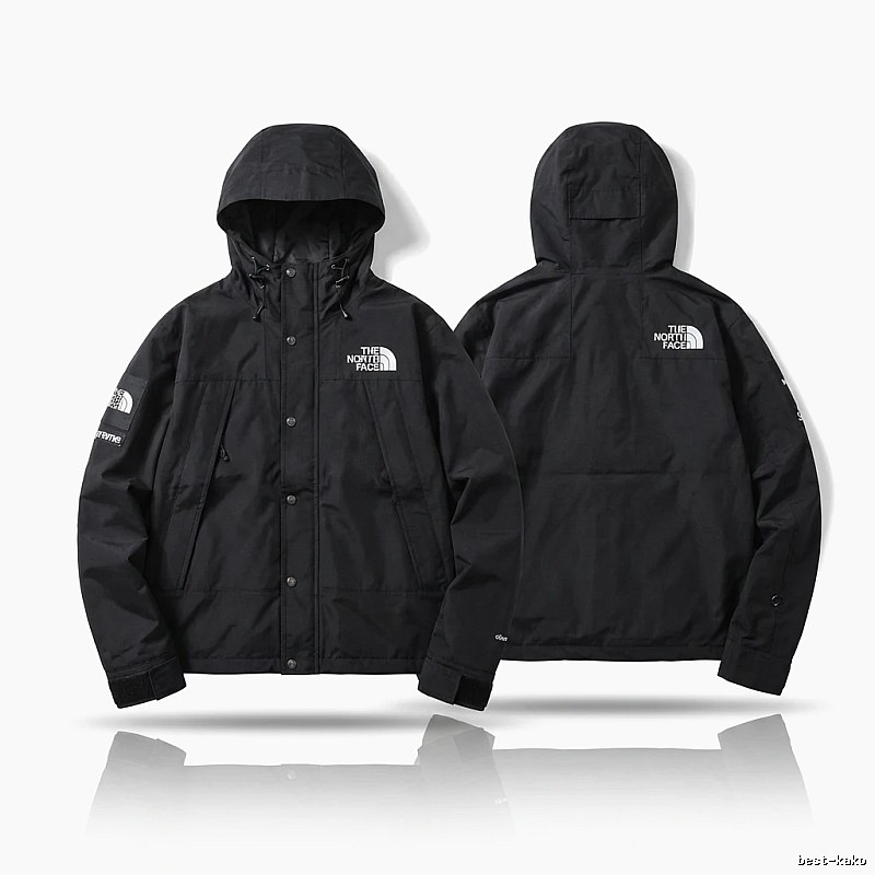Supreme co-branded black windbreaker
