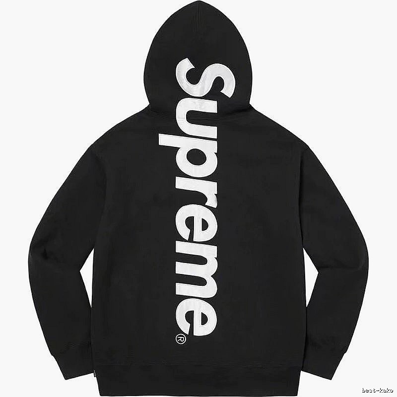 Supreme Gift Ready Logo hoodie Gray Red Oversized with Standout Detail