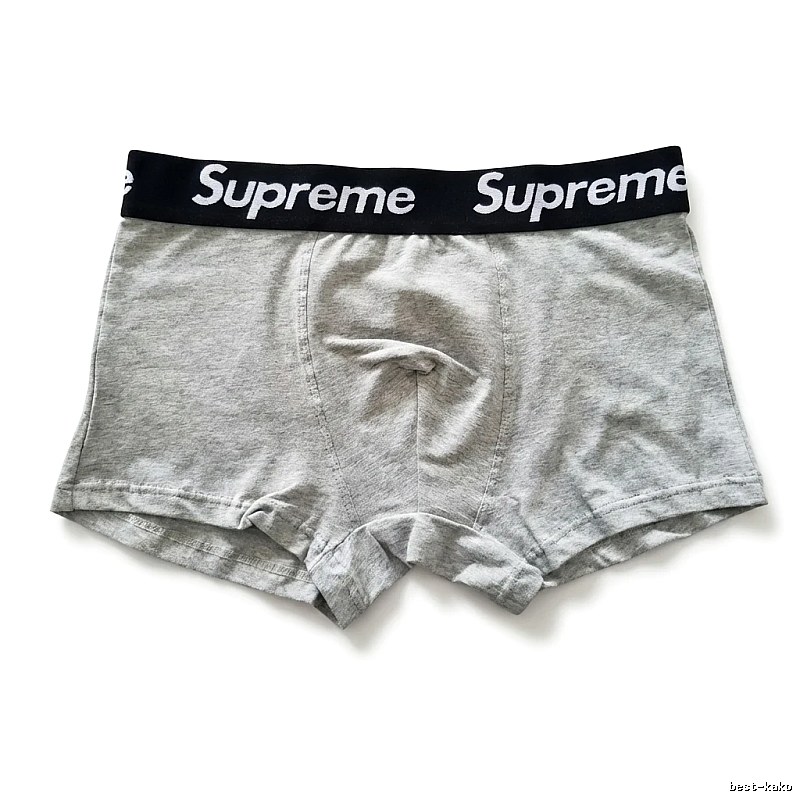 Supreme minimalist light gray underwear