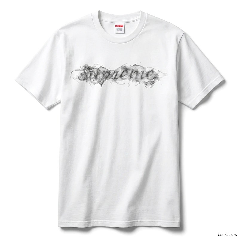 Supreme Smoke Style White T-shirt