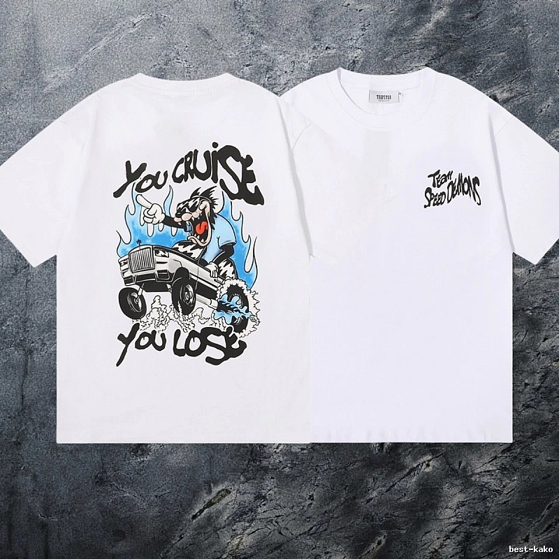 Trapstar Premium Style Keys graphic T-shirt Black White Key for Minimal Outfits