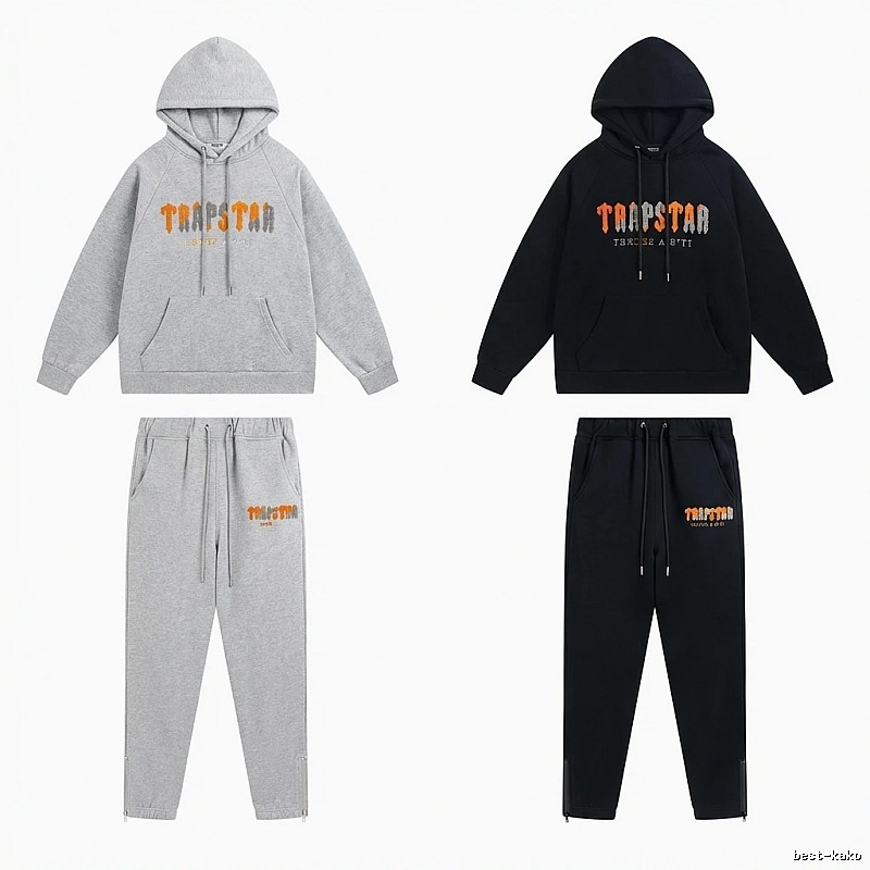 Trapstar Printed Streetwear Set (Grey/Black)