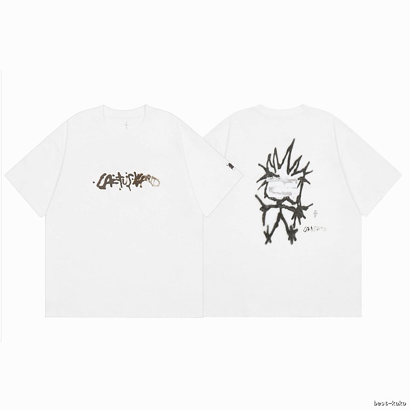 Travis Scott Gift Ready Graphic T-shirt Brown Travis Scott with Standout Detail
