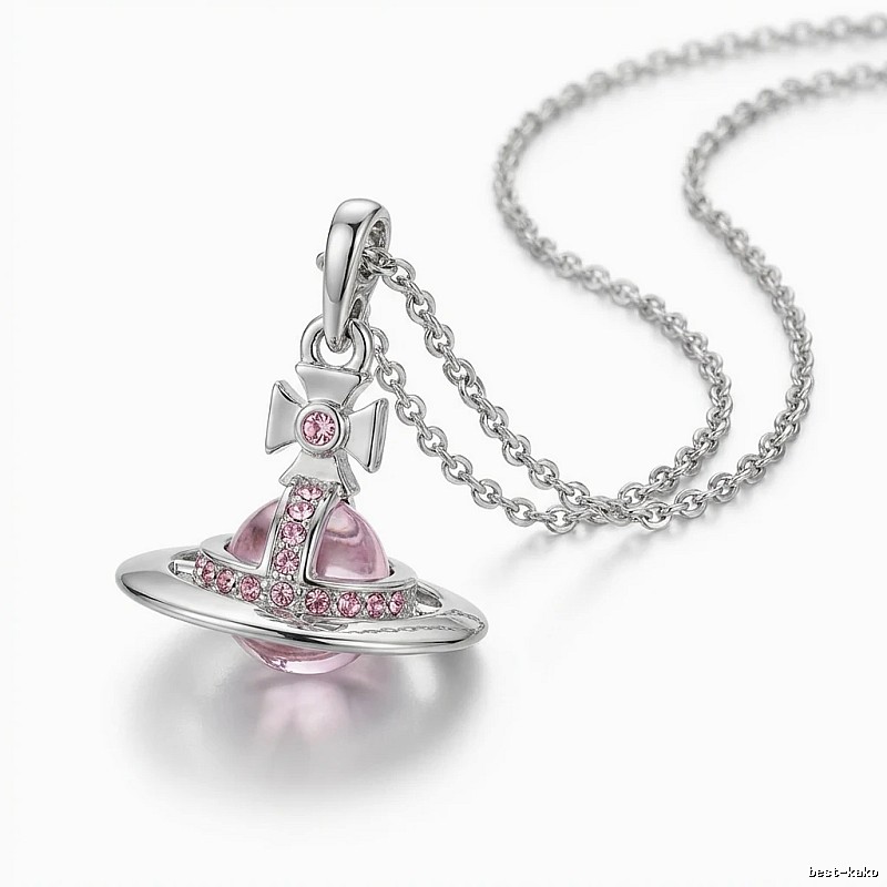 Vivienne Westwood Saturn series silver necklace