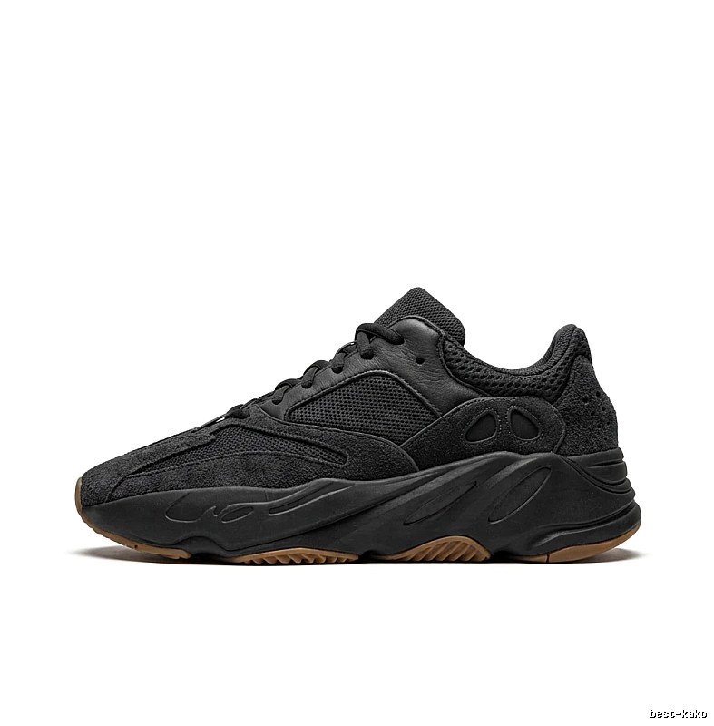 Yeezy 700 retro style black-brown shoes