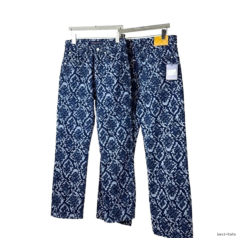 Carhartt retro style blue and white jeans