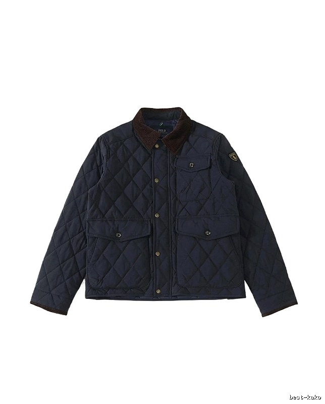 Ralph Lauren retro-style navy blue jacket